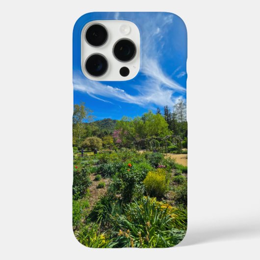 eine atemberaubende Federlandschaft im Garten Case-Mate iPhone Hülle (Rückseite)