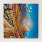 Eine atemberaubende Landschaft Neuseelands Puzzle (Horizontal)