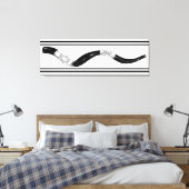 Eine Atemberaubende Leinwand Wall Art zeigt jüdisc (Insitu (Schlafzimmer))