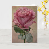 Eine atemberaubende Rose Karte (Gelbe Blume)