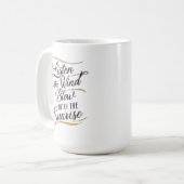 Eine atemberaubende Wortart mit einem Harmonon Kaffeetasse (Vorderseite Links)