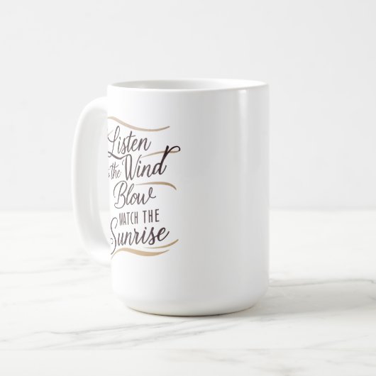 Eine atemberaubende Wortart mit einem Harmonon Kaffeetasse (Vorderseite Links)