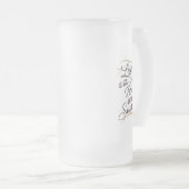 Eine atemberaubende Wortart mit einem Harmonon Mattglas Bierglas (VorderseiteRechts)