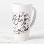 Eine atemberaubende Wortart mit einem Harmonon Milchtasse (Rechte Ecke)