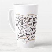 Eine atemberaubende Wortart mit einem Harmonon Milchtasse (Linke Ecke)