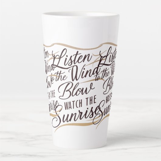 Eine atemberaubende Wortart mit einem Harmonon Milchtasse (Vorderseite)