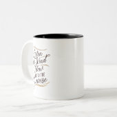 Eine atemberaubende Wortart mit einem Harmonon Zweifarbige Tasse (Vorderseite Links)