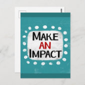 Eine Aufprallkarte erstellen Postkarte (Vorne/Hinten)