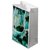 Eine Aura der Emeralds Kleine Geschenktüte (Rückseite Schrägansicht)