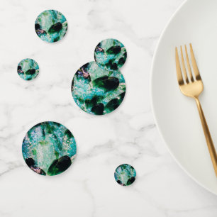 Eine Aura der Emeralds Konfetti