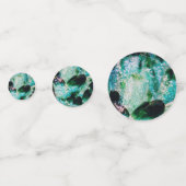 Eine Aura der Emeralds Konfetti (Rückseiten)