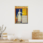 Eine ausgebildete Krankenschwester sein, wieder Vi Poster (Küche)