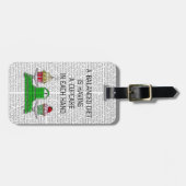 Eine ausgewogene Diät-Illustration Gepäckanhänger (Vorderseite horizontal)