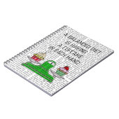 Eine ausgewogene Diät-Illustration Notizblock (Linke Seite)