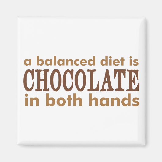 Eine ausgewogene Ernährung ist... Magnet (Vorne)