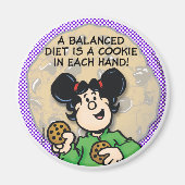 Eine ausgewogene Ernährung Magnet (Vorne)