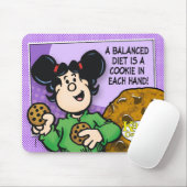 Eine ausgewogene Ernährung Mousepad (Mit Mouse)