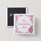 Eine außerordentliche Mama Button (Vorne & Hinten)