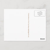 "Eine äußerst ernste Wende" Postkarte (Rückseite)