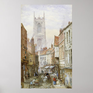 Eine Aussicht auf Irongate, Derby Poster