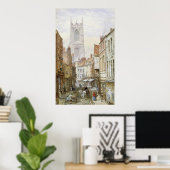 Eine Aussicht auf Irongate, Derby Poster (Heimbüro)