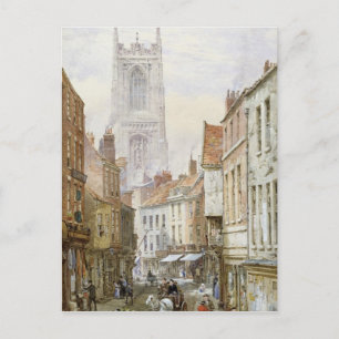 Eine Aussicht auf Irongate, Derby Postkarte