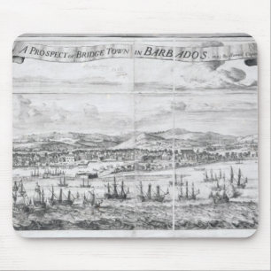 Eine Aussicht der Brücken-Stadt in Barbados Mousepad
