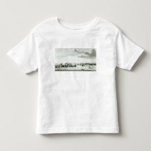 Eine Aussicht des Moro-Schlosses und der Stadt von Kleinkind T-shirt