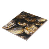 Eine Austernplatte. Fliese (Seite)