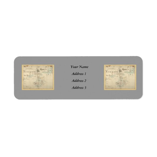 Eine authentische 1690 Pirate Map (Vorne)