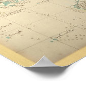 Eine authentische 1690 Pirate Map Poster (Ecke)