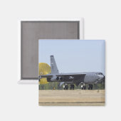 Eine B-52 Stratofestress setzt ihren Hubschrauber  Magnet (Vorderseite/Rückseite)