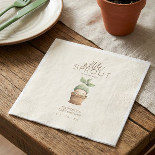 Eine Baby-Party für einen kleinen Spross Serviette