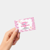 eine Babydusche Ausweis (Handheld)