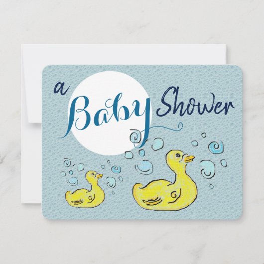 Eine Babydusche Einladung (Vorderseite)