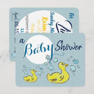 Eine Babydusche Einladung