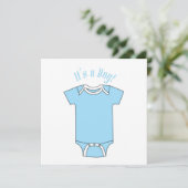 Eine Babydusche Einladung (Stehend Vorderseite)