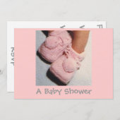 Eine Babydusche Einladung (Vorne/Hinten)