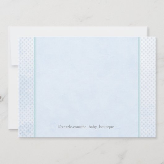 Eine Babydusche mitbringen Einladung (Rückseite)