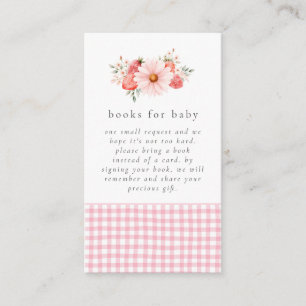 Eine Babyduschkarte für Berry Sweet Baby Begleitkarte