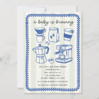 Eine Babyparty - Doodle Boy Blue Baby Shower
