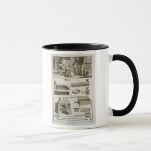 Eine Bäckerei und eine Backenausrüstung, vom Tasse