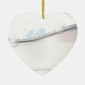 Eine Badewanne Keramikornament (Vorne)