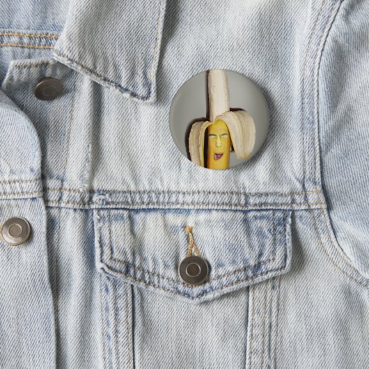 Eine Banane, die Kopfschmerzen spaltet Button (Beispiel)