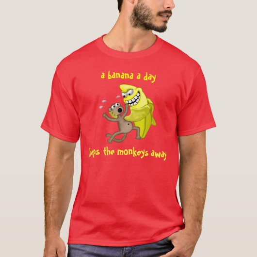 eine Banane ein Tag T-Shirt (Vorderseite)