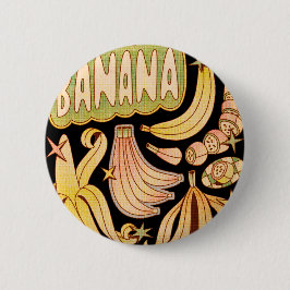 Eine Banane / Illustration von Bananen Button