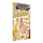Eine Banane / Illustration von Bananen Mini Klemmbrett (Schrägansicht)