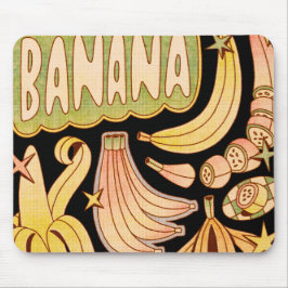 Eine Banane / Illustration von Bananen Mousepad