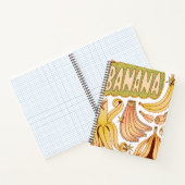 Eine Banane / Illustration von Bananen Notizblock (Innenseite)