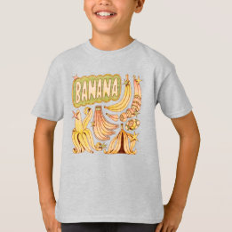 Eine Banane / Illustration von Bananen T-Shirt